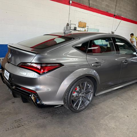 Window tint install: Acura Integra