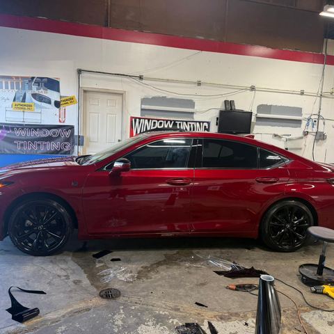 Window tint install: Lexus ES